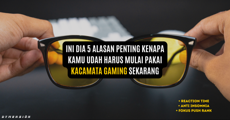 pakai kacamata gaming anti blue light
